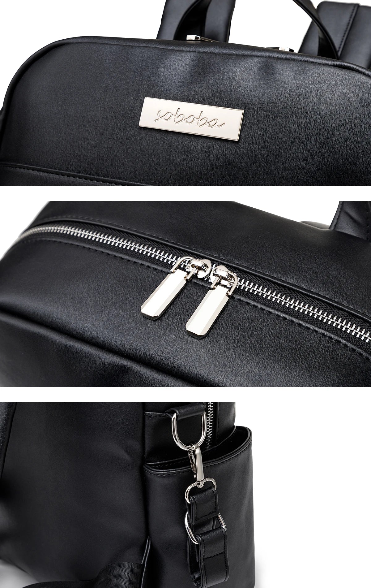 Wickeltasche Schwarz – Wasserdicht & Praktisch | Nuvlee