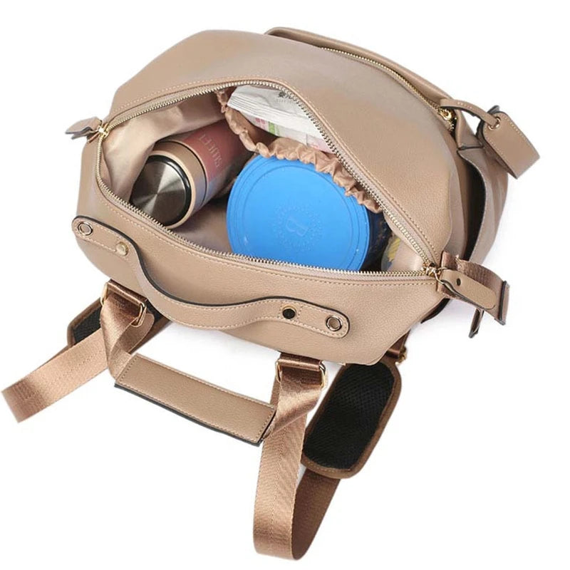 Leder-Wickeltasche | Nuvlee