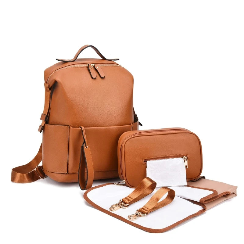 Leder-Wickeltasche | Nuvlee