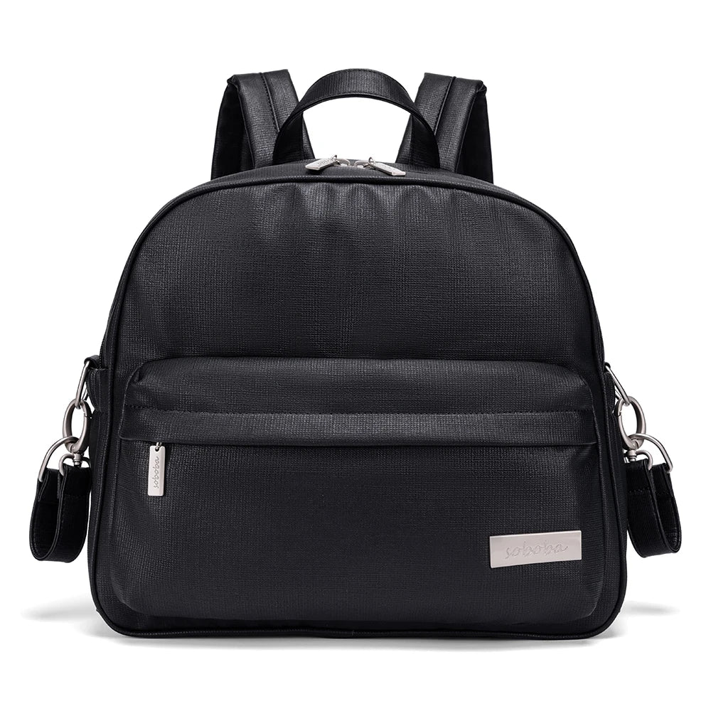 Wickeltasche Schwarz Duo – Modisch & Vielseitig | Nuvlee