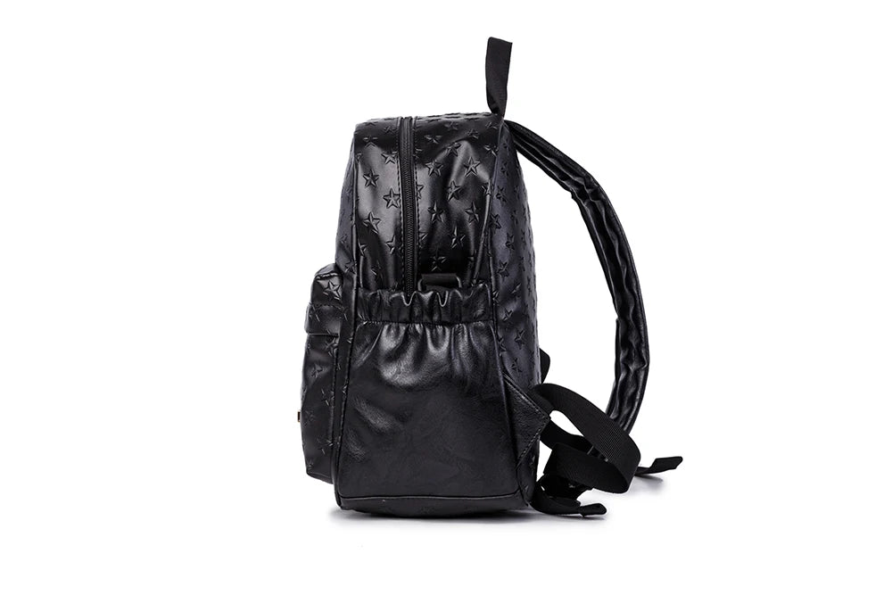 Wickeltasche Schwarz Star – Praktisch & stilvoll für unterwegs | Nuvlee
