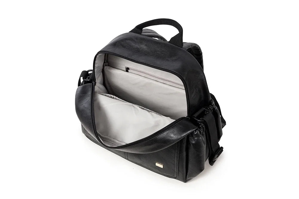 Wickeltasche Schwarz Classy – Elegant & Geräumig | Nuvlee