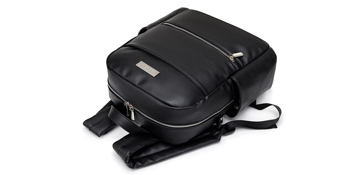 Wickeltasche Schwarz – Wasserdicht & Praktisch | Nuvlee