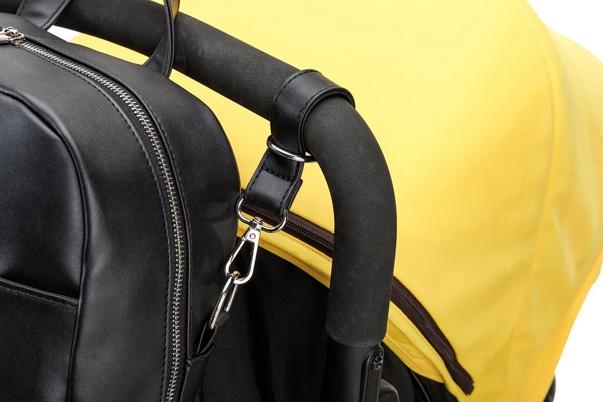 Wickeltasche Schwarz – Wasserdicht & Praktisch | Nuvlee