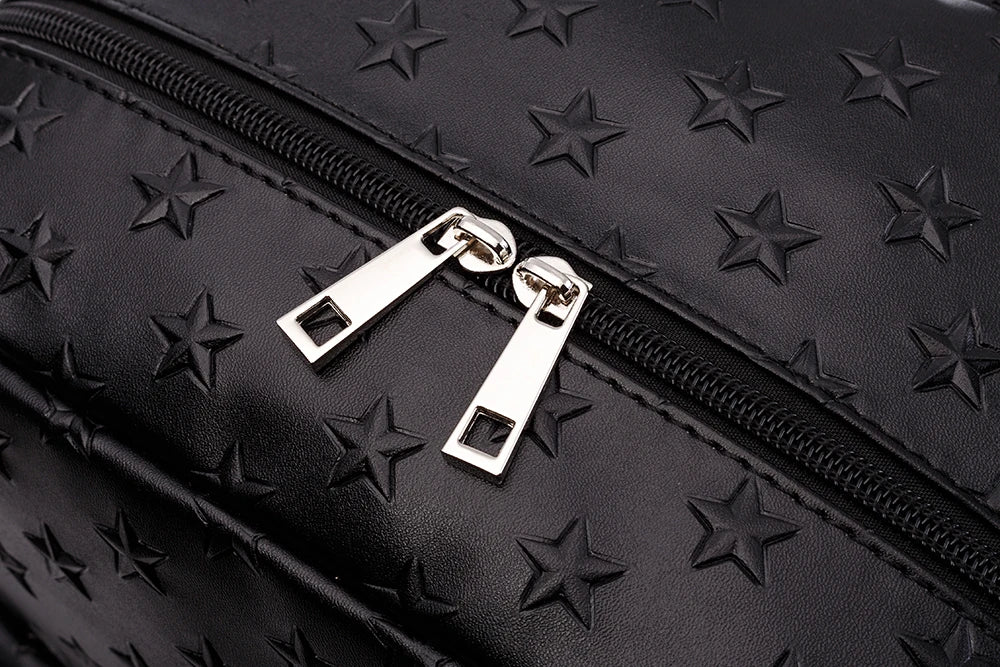 Wickeltasche Schwarz Star – Praktisch & stilvoll für unterwegs | Nuvlee