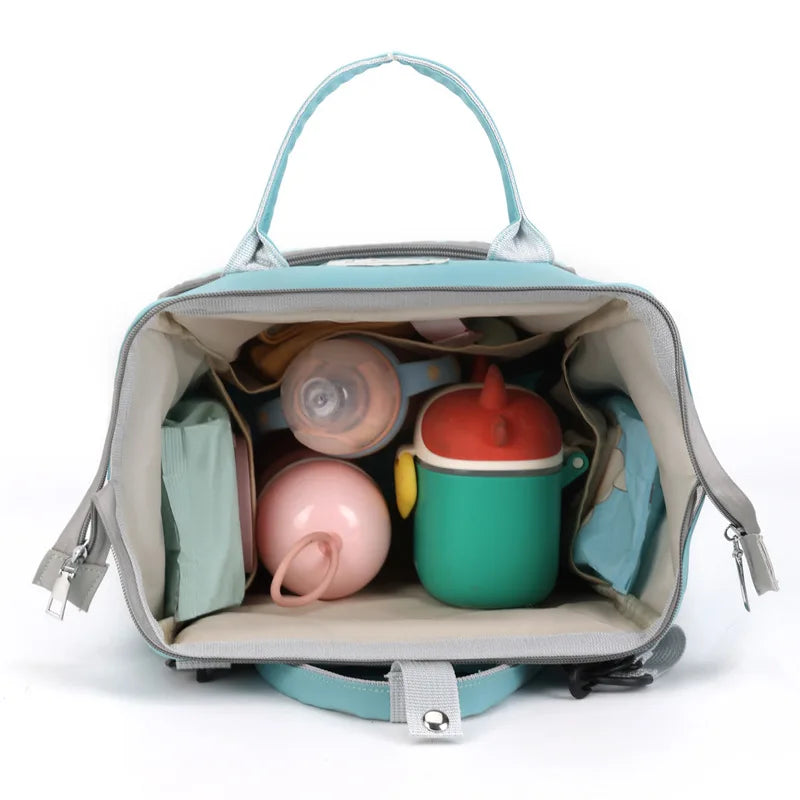 Wickeltasche Rucksack für Kinderwagen – Wasserdicht & Stylisch mit Bärenmuster | Nuvlee