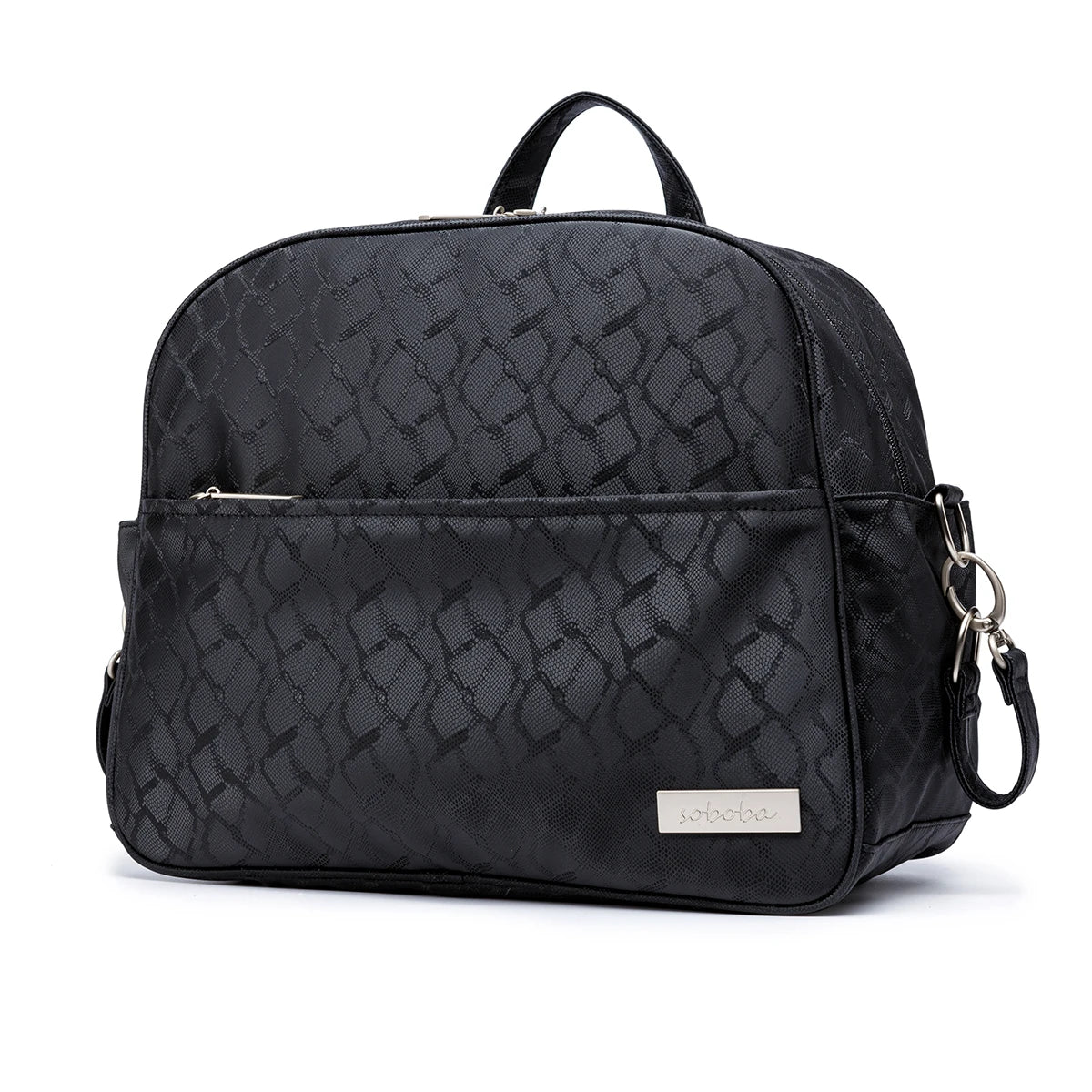 Wickeltasche Schwarz Pure – Stilvoll & Umweltfreundlich | Nuvlee