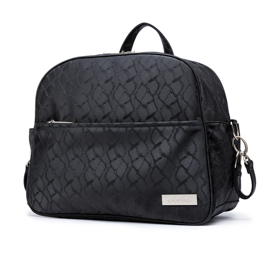 Wickeltasche Schwarz Pure – Stilvoll & Umweltfreundlich | Nuvlee