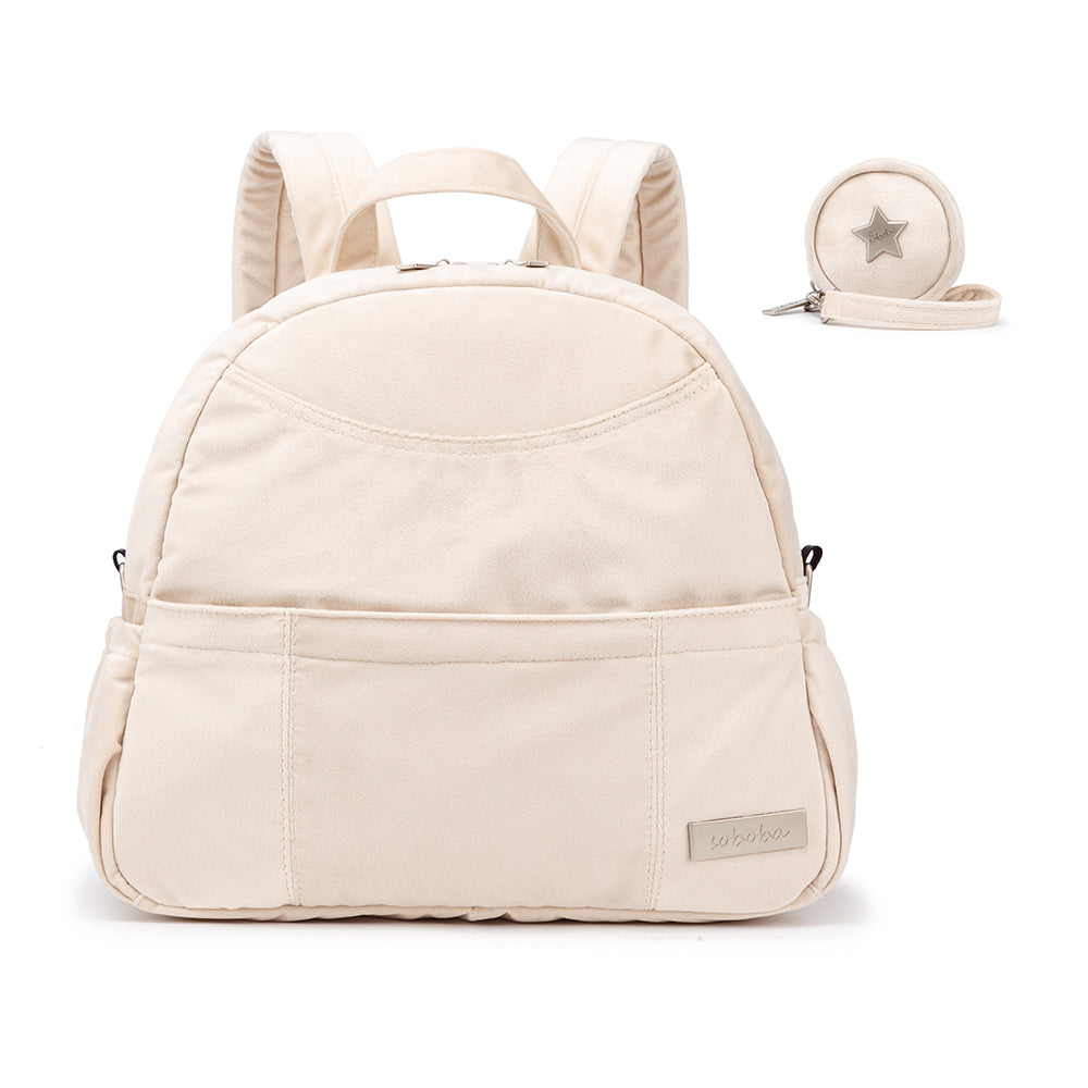 Wickeltasche Kinderwagen Velvet – Weich, Praktisch & Mit Schnullerbox | Nuvlee